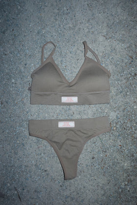 BEIGE BOYFRIEND SET